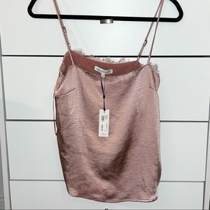 Heartloom silky pink cami